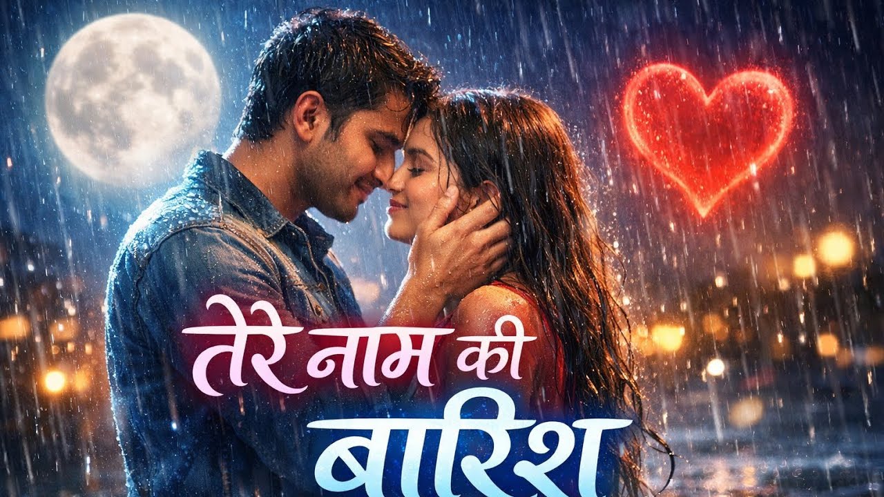 तेरे नाम की बारिश | Romantic Hindi Song | Love in the Rain