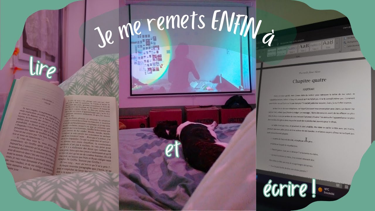 Je me remets ENFIN à lire et écrire !
