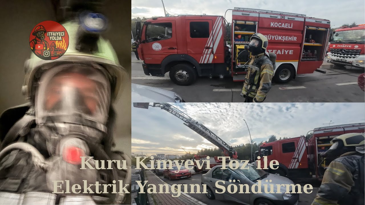 Elektrik Pano Yangınında İtfaiye KKT Nasıl Kullanır? Gerçek Müdahale Görüntüleri!