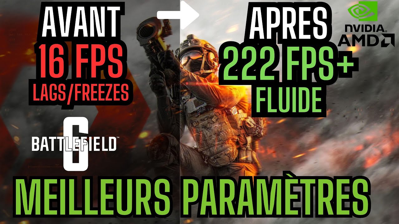 Meilleurs paramètres graphiques BF6 Battlefield 6 Saison 1 (Boost FPS et visibilité)