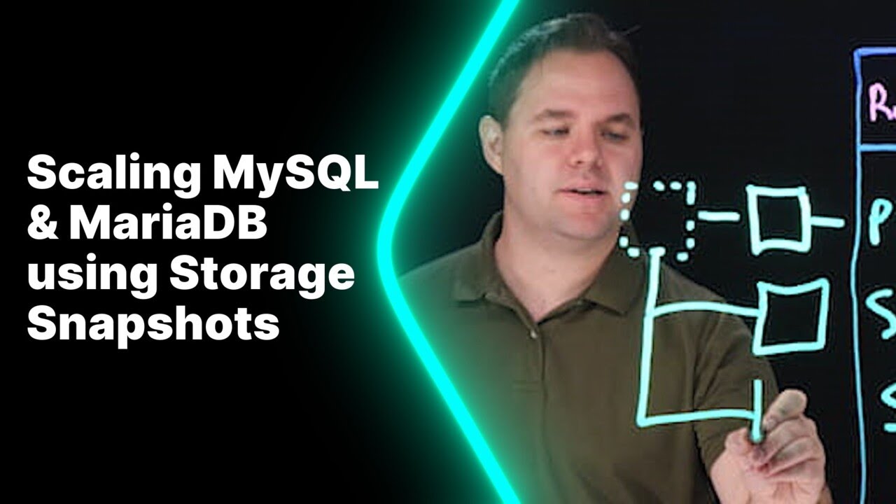 Scaling Database Technologies like MySQL and MariaDB using snapshots