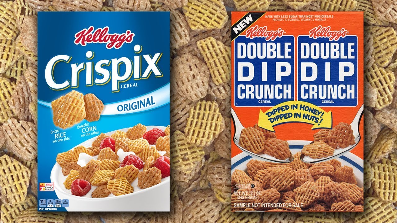 Crispix (1983) & Double Dip Crunch (1992)