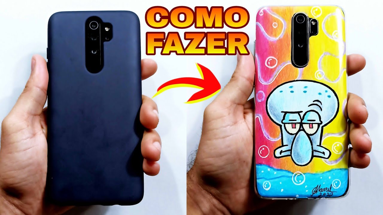 COMO FAZER UMA CAPINHA DE CELULAR LULA MOLUSCO - how to make a phone case