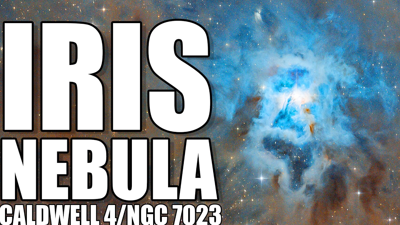 Туманность Ирис (NGC 7023 или Колдуэлл 4) &mdash; видео глубокого космоса