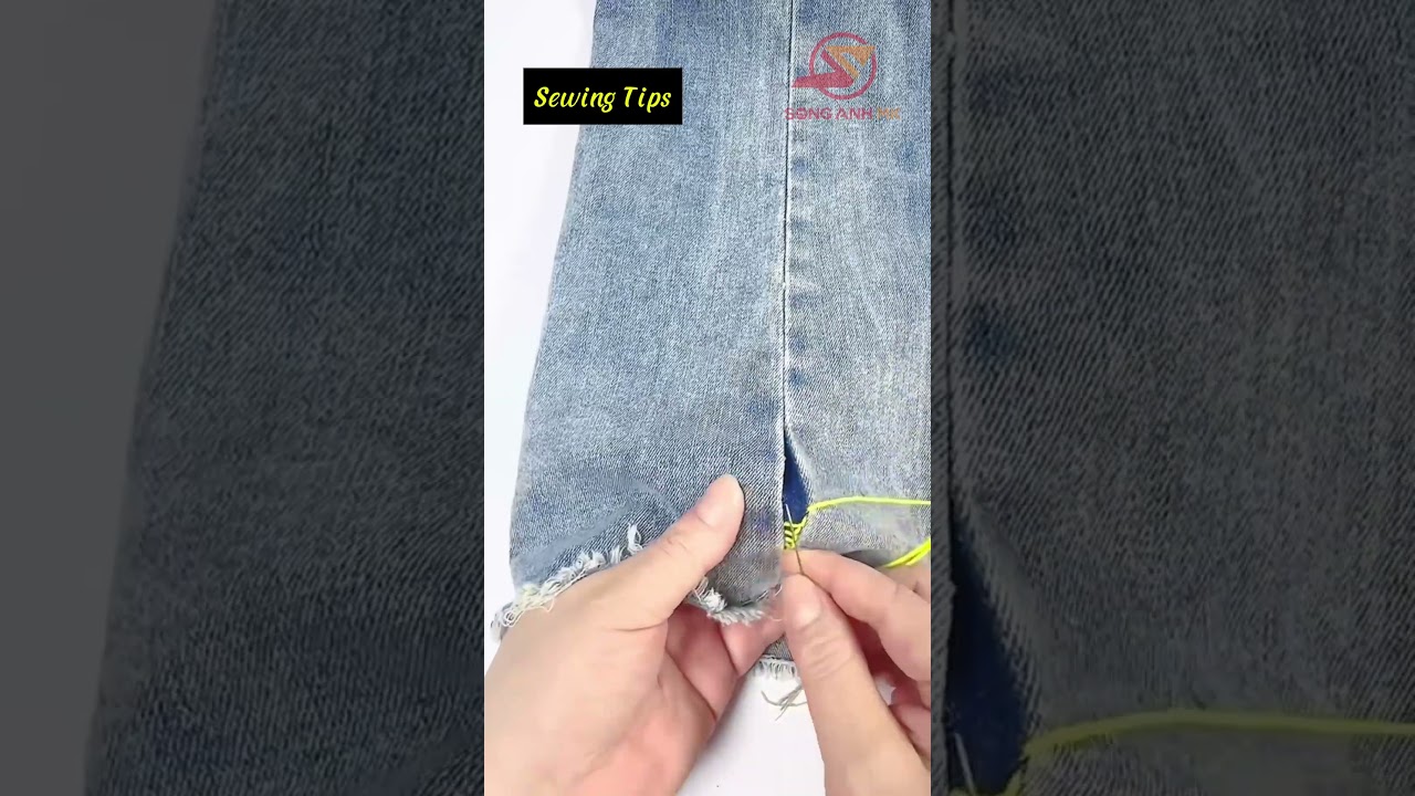 How to Repair Torn Jeans Invisibly - Easy Sewing Guide at Home |Sew it right