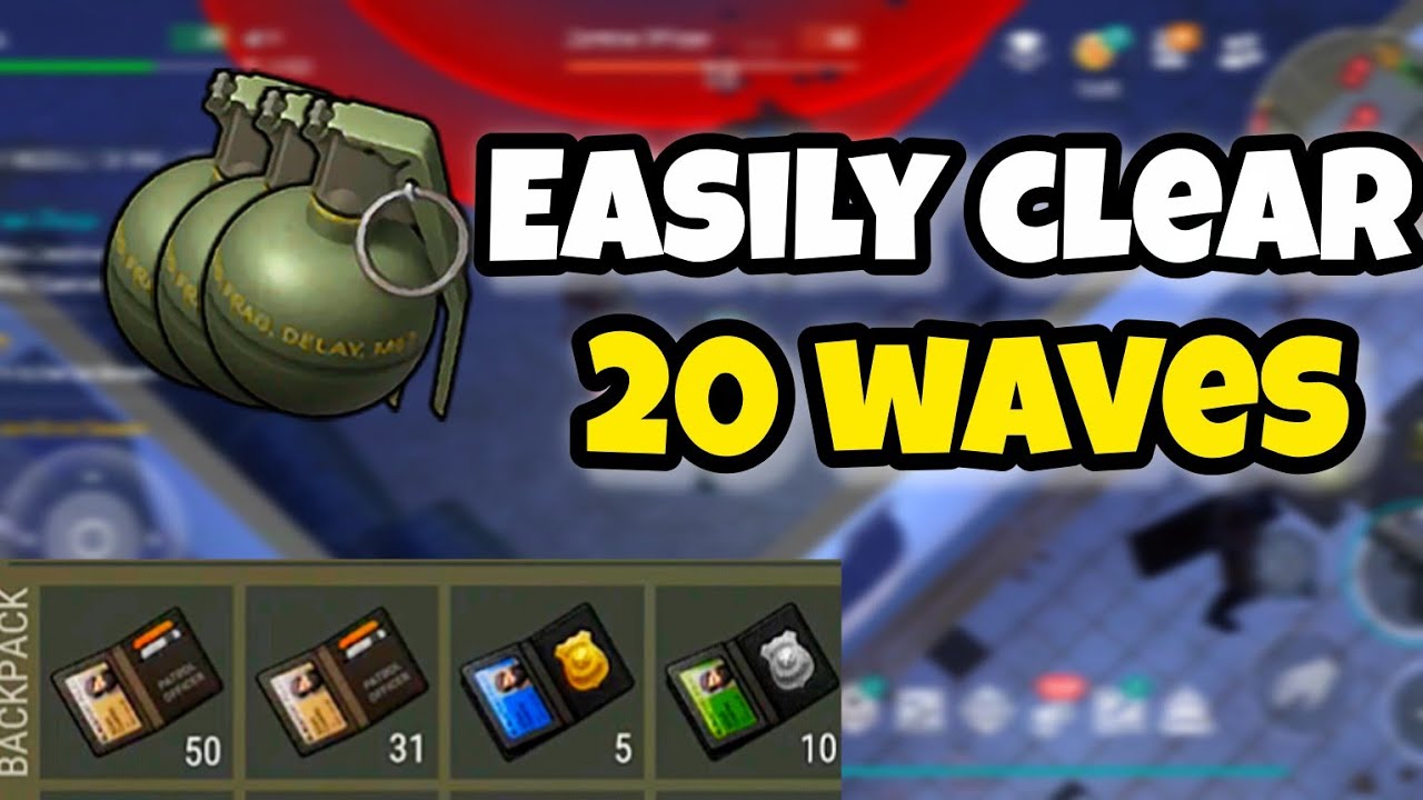 Easily clear 20 Waves in Police station in Last day on earth: Survival 