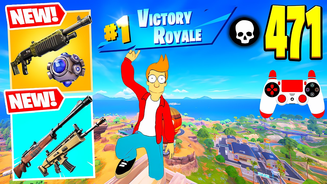 471 Elims SOLO vs SQUADS – Zero Build Full Gameplay Wins (Fortnite Chapter 7 Season 1)