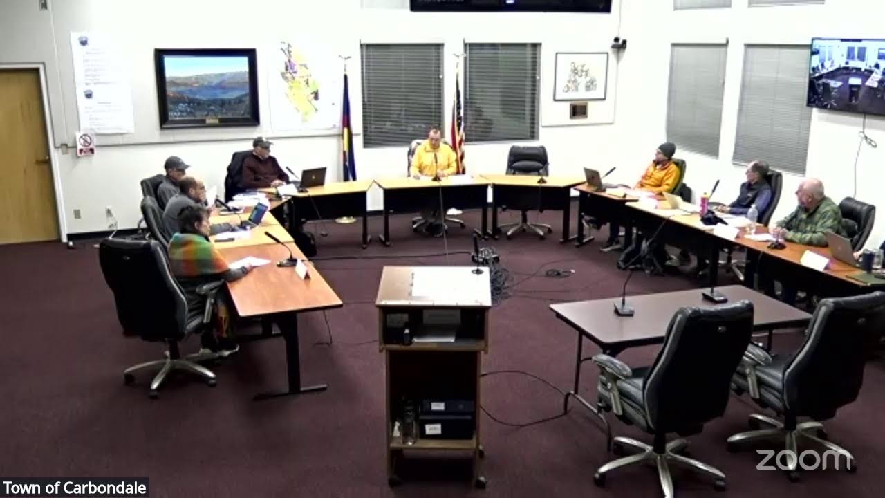 Town of Carbondale Bike, Pedestrian, & Trails Commission January 5, 2026, Regular Meeting