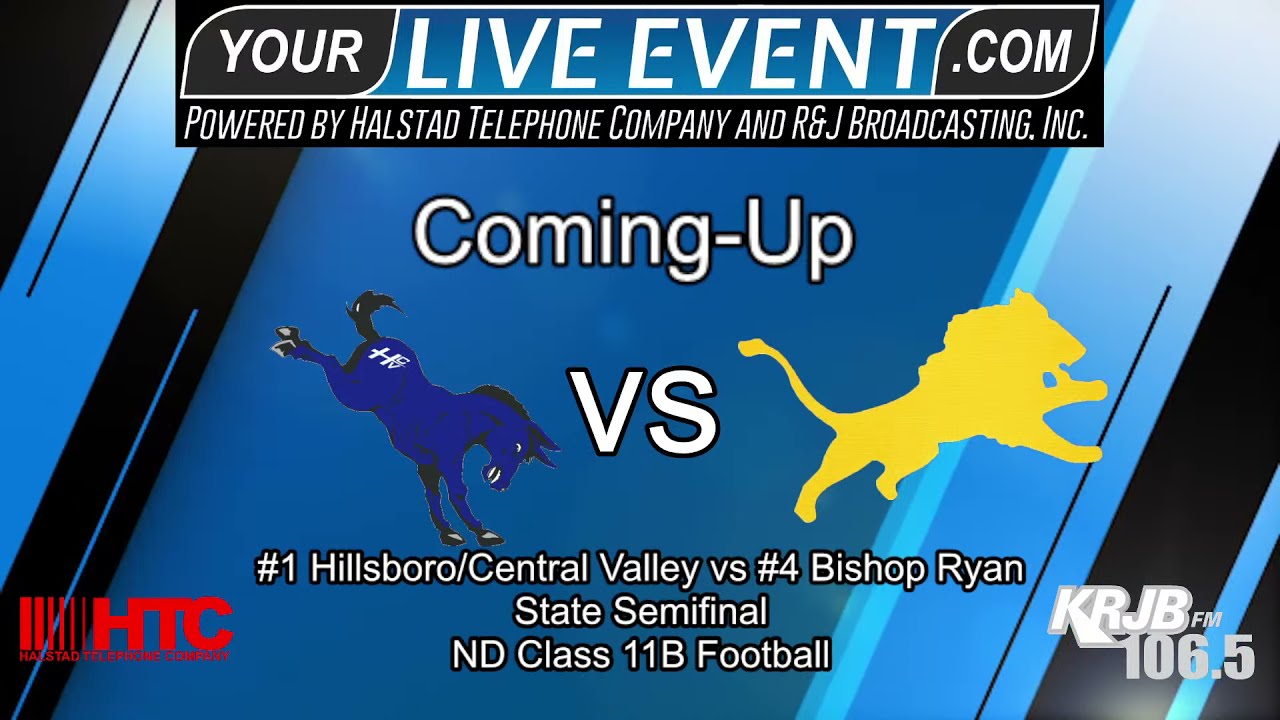Bishop Ryan vs Hillsboro/Central Valley - ND Class 11B Football Semifinals