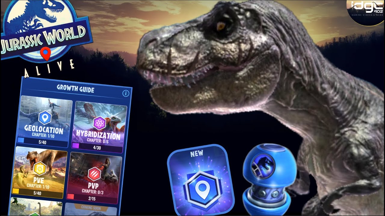 First Look at the New Growth Guide | Jurassic World Alive 3.18