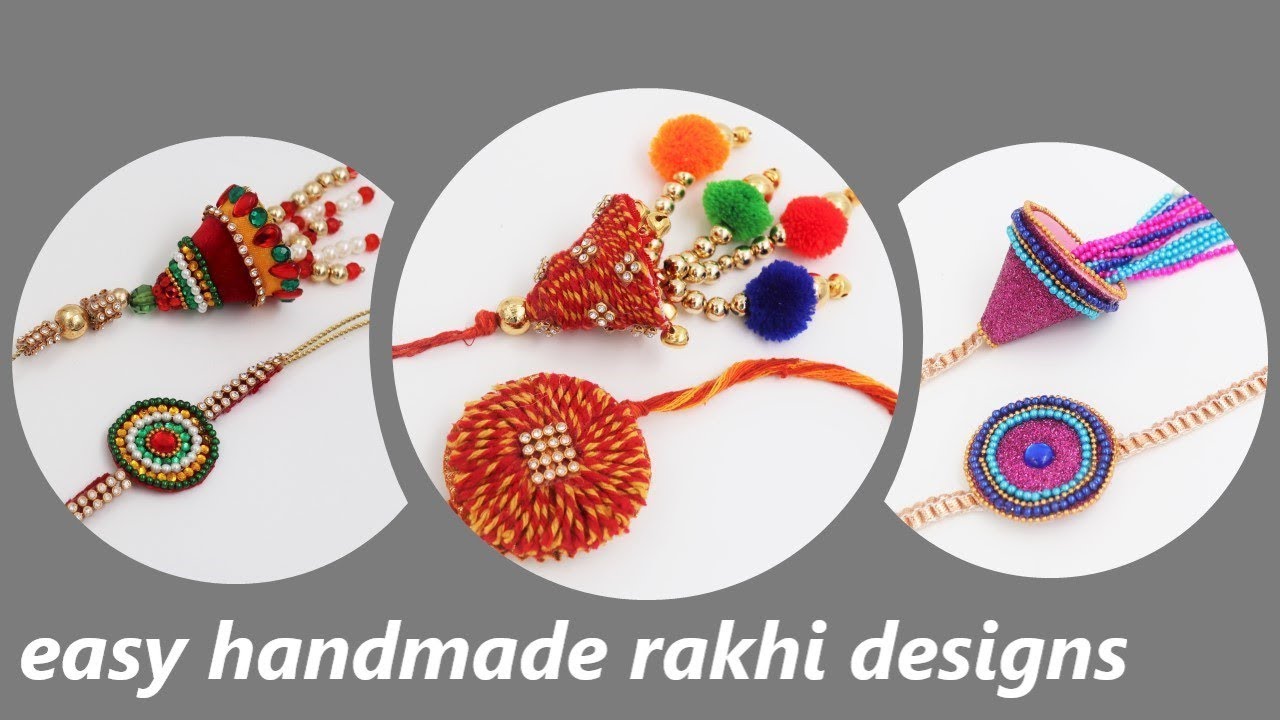 Easy Handmade Rakhi Designs | DIY Lumba Rakhi Making Easy and Beautiful | Handmade Rakhi Designs