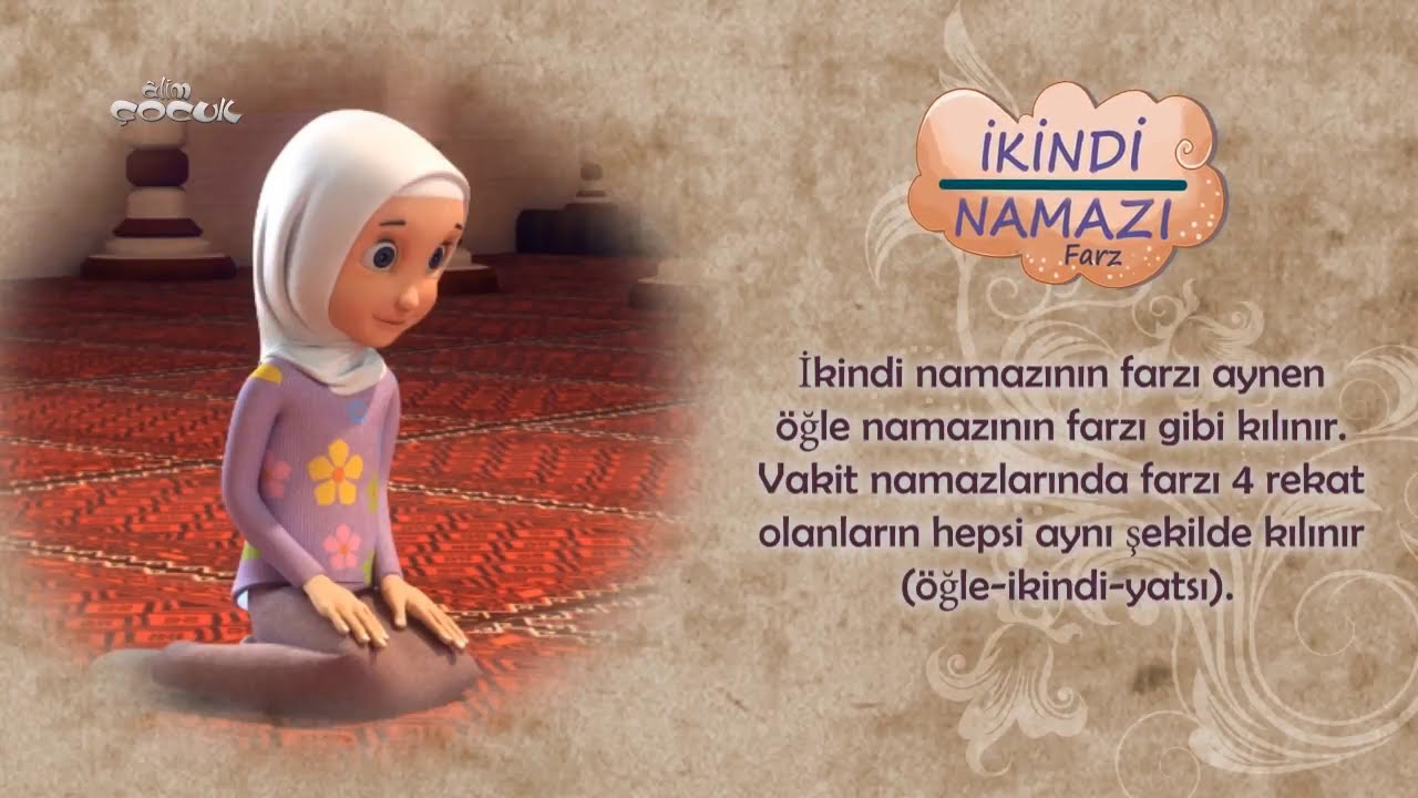 İkindi Namazının Farzı Nasıl Kılınır? (Kız)