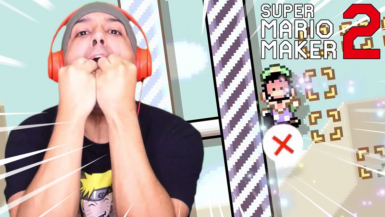 I ATE MY ENTIRE HANDS BECAUSE OF THIS LEVEL! [SUPER MARIO MAKER 2] [#80]