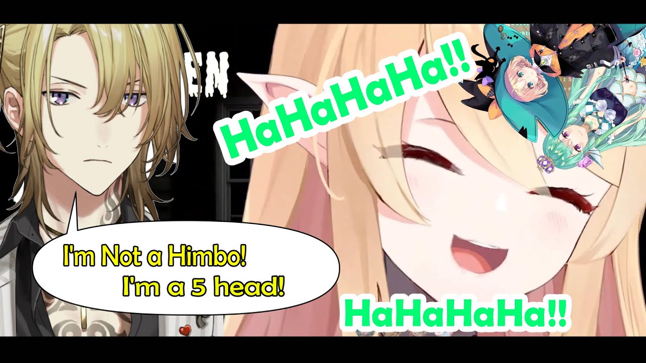 Pomu can't stop laughing Because Luca being such a himbo