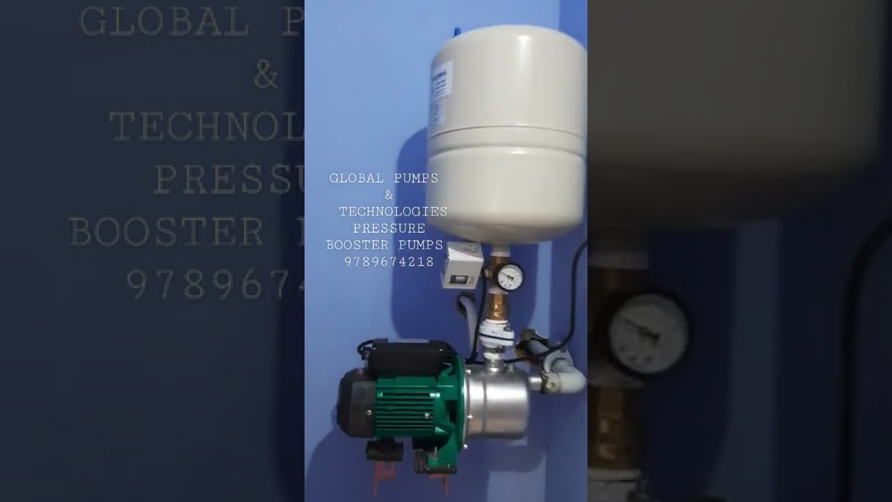 Pressure Booster Pump 1 hp with 24ltrs Pressure Tank