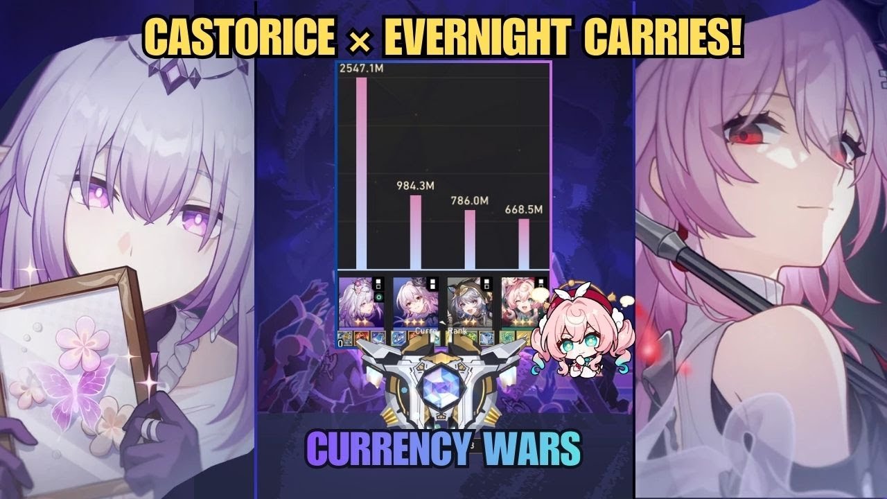 Evernight x Castorice Carries with Night Demigod | Currency Wars Wealth Creator