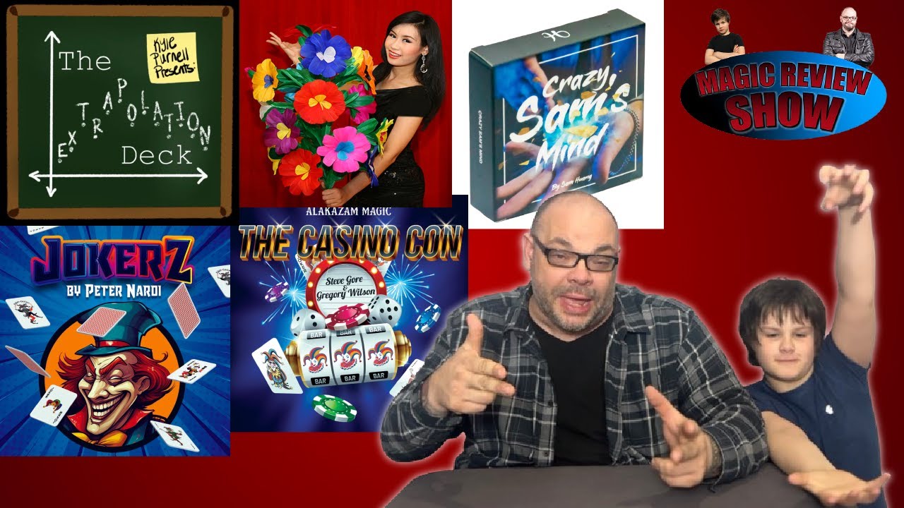 Extrapolation Deck, Crazy Sams Mind, Casino Con, Jokerz & More | Craig & Ryland's Magic Review Show