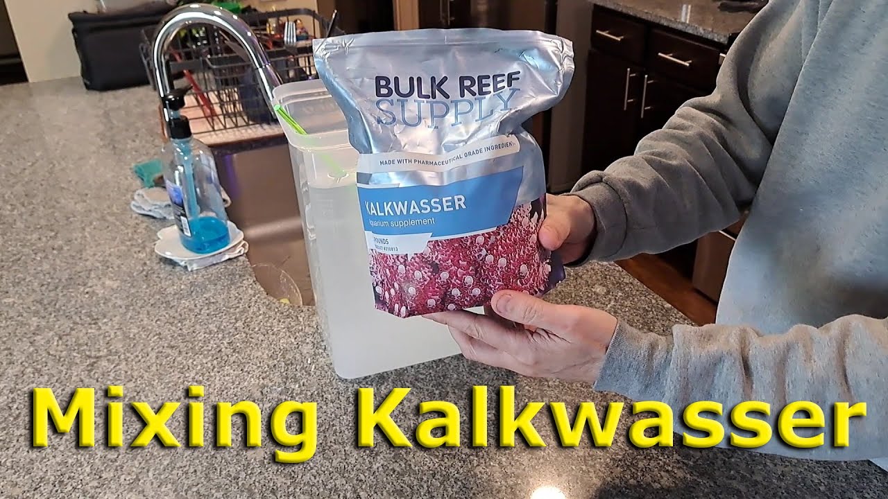 Mixing Kalkwasser for my Nano Reef Tank