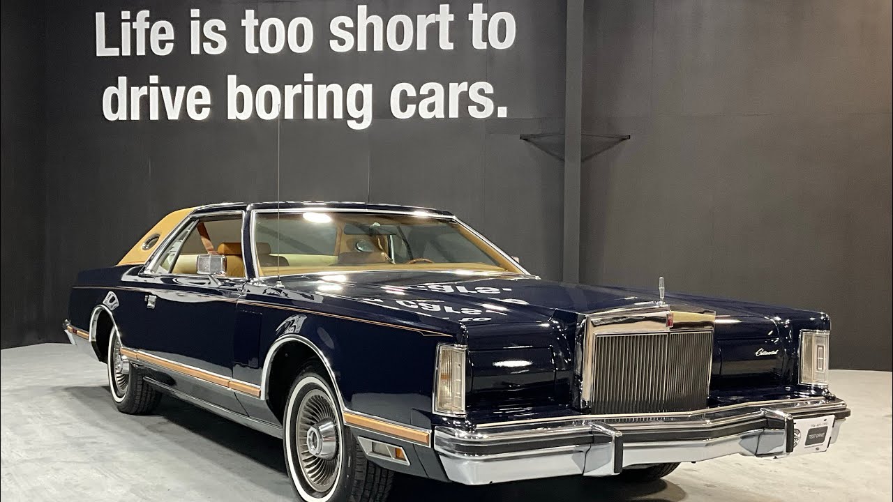 1978 Lincoln Continental Mark V Bill Blass Designer Edition $23,995
