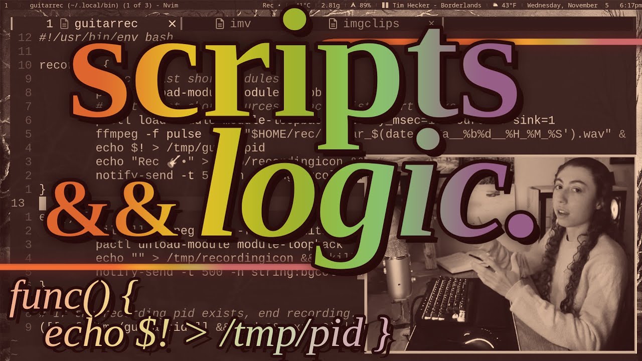 explaining shell scripts so you can learn how they work.
