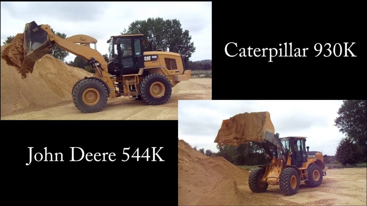 John Deere 544K vs Cat 930K - bucket loading comparison
