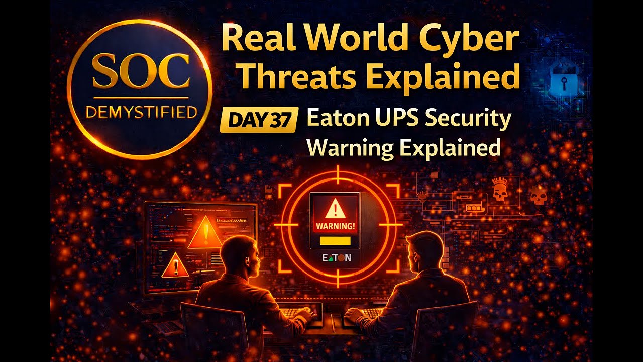 Day 37 | The UPS Software Flaw That Enabled Code Execution – Eaton Explained