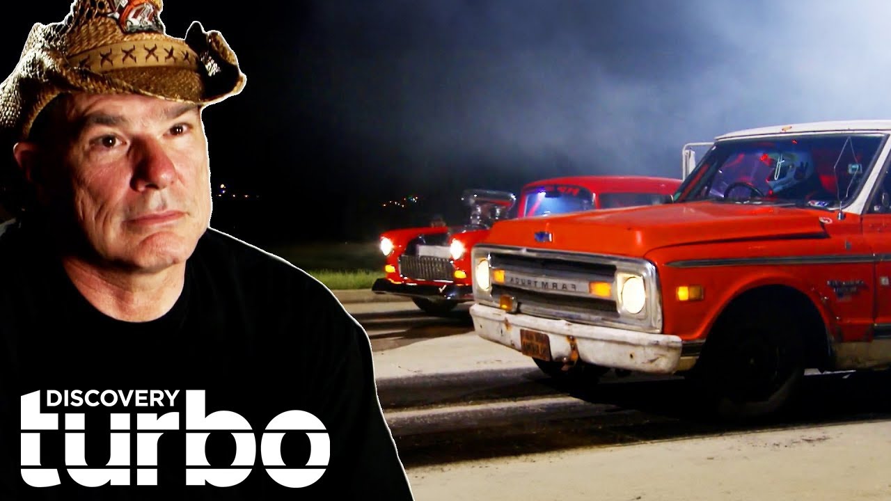 Chuck 55 Clashes With Farmtruck In Grudge Race! | Street Outlaws