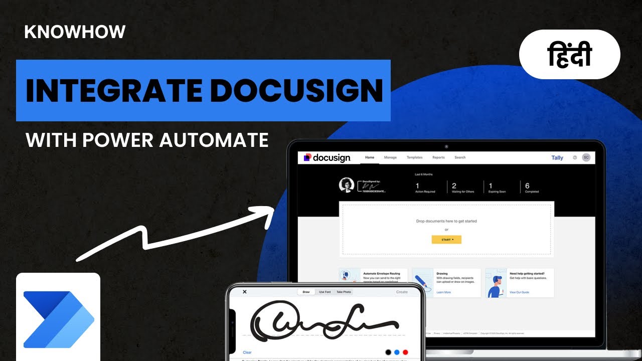 Docusign Integration with Power Automate Step-byStep Tutorial in Hindi