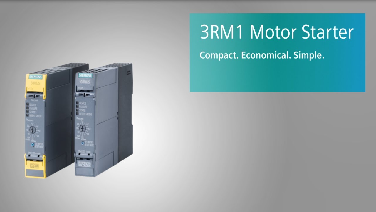 Arrancador de motor SIRIUS 3RM1
