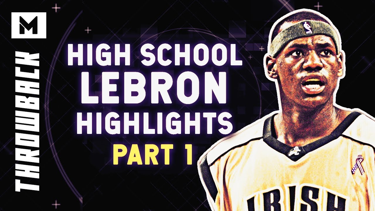 Throwback LeBron James Highlights | 2002-03 High School (PART 1)
