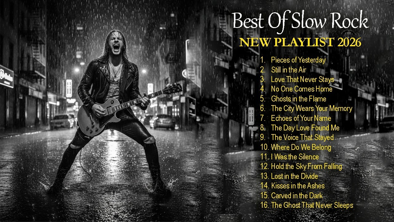 Emotional Rock Ballad for Sleepless Nights Missing You | | ZZ Top, Led Zeppelin Power Blues Rock