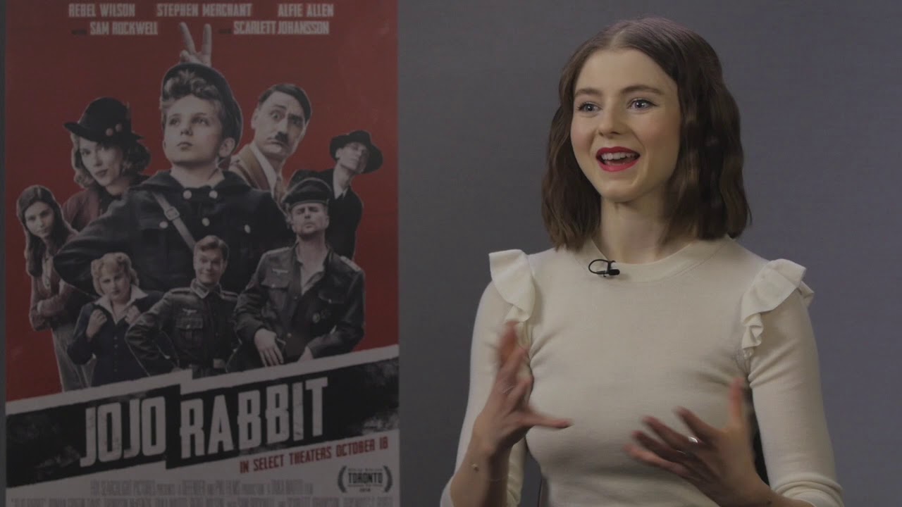 THOMASIN MCKENZIE Interview - JoJo Rabbit!
