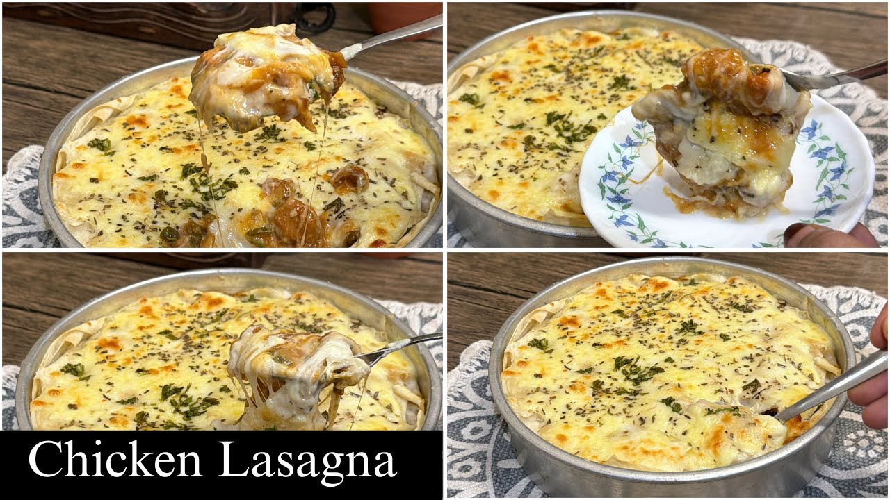 സമൂസ ഷീറ്റ് കൊണ്ട് ഇത്രയും taste ആയുള്ള ലസാനിയ😲🤤Easy Chicken Lasagna Recipe😍Iftar Special Snacks 