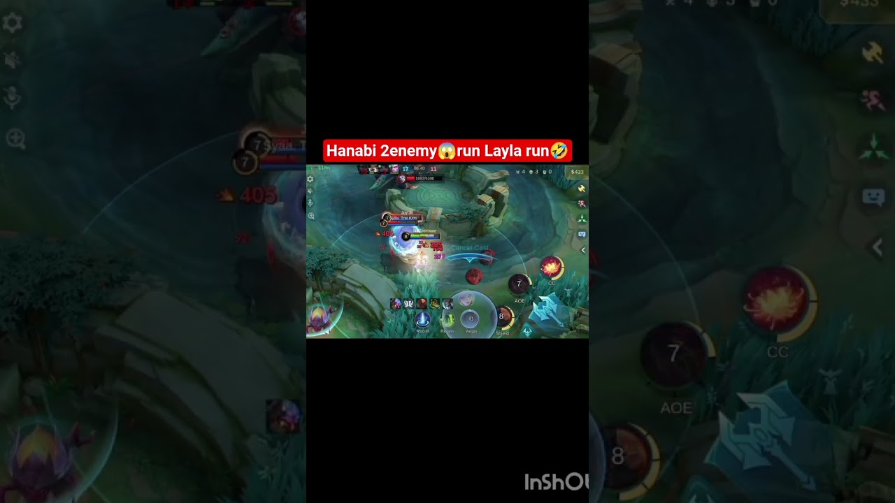 Run layla run🤣😂#hanabi #trending #mlbb #shorts