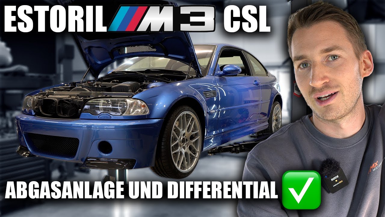 BMW E46 ///M3 Unterboden Restauration- Auspuff & Differential ✅ - MX Motorsports -
