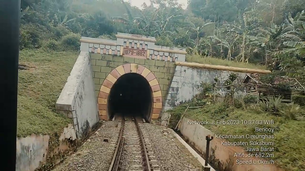 Backride KA Siliwangi | Part3: Lampegan - Sukabumi | Menembus Terowongan Tertua