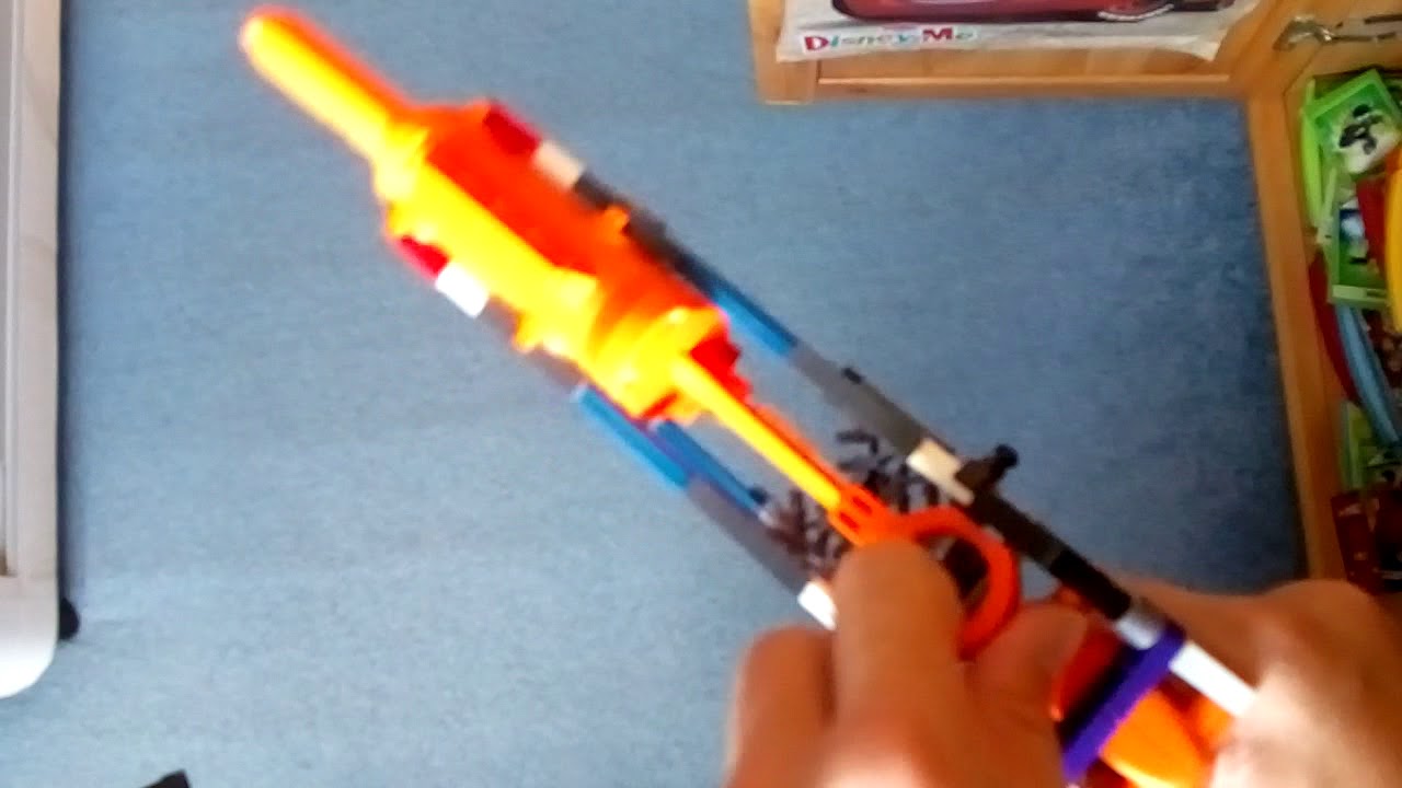 Nerf thunderbow and k'nex gun review