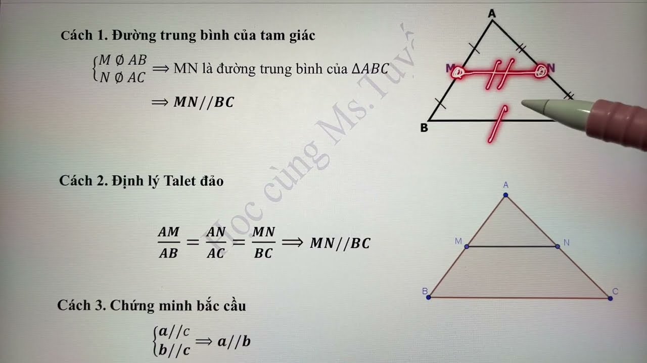 Toán 11.CĐ4.T4. Chứng minh đường song song với đường và đường song song với mặt phẳng