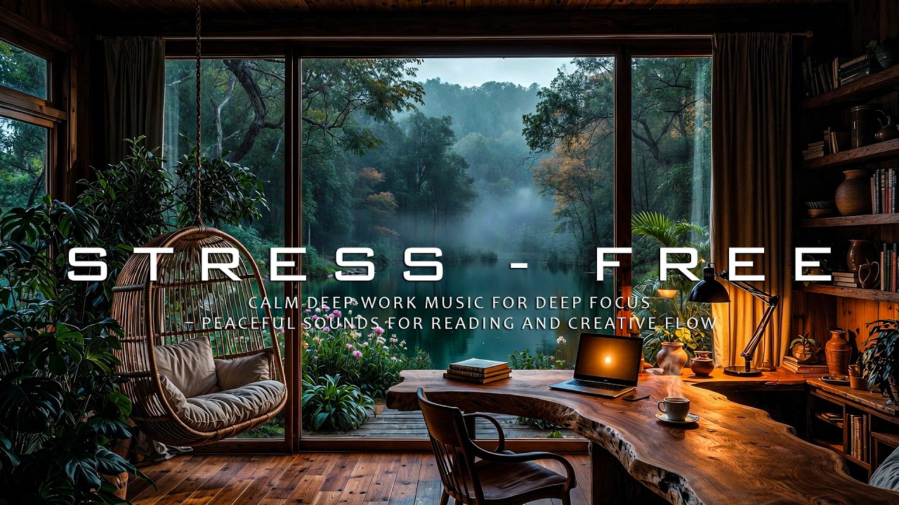 Calm Deep Work Music for Deep Focus – Peaceful Sounds for Reading, Creative Flow | Stress-Free Study
