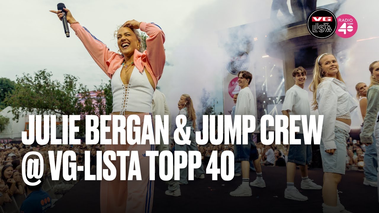 JULIE BERGAN w/Jump Crew – medley @VGListaTopp40 LIVE