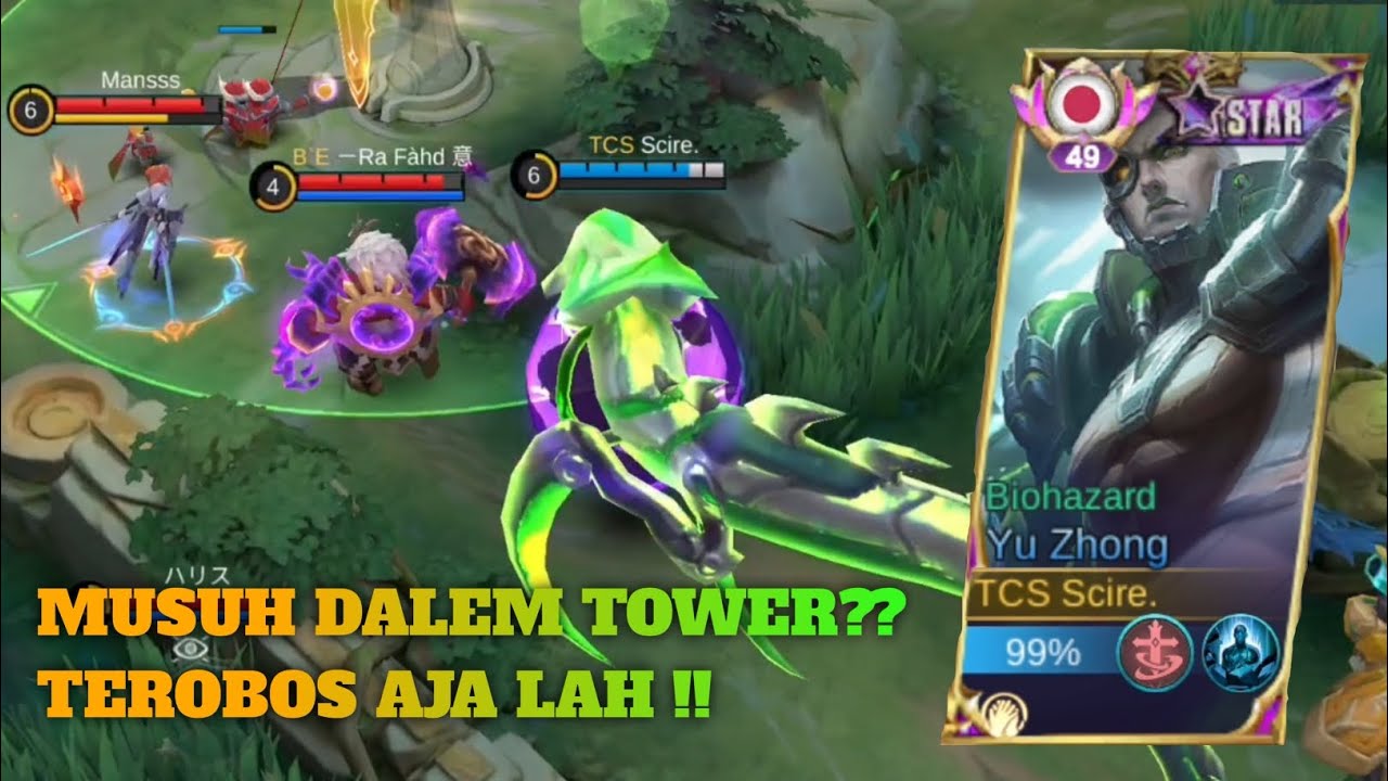 GENDONG TIM PAKE YU ZHONG!! TIDAK ADA TEMPAT YANG AMAN | GAMEPLAY YU ZHONG DI PATCH TERBARU!!