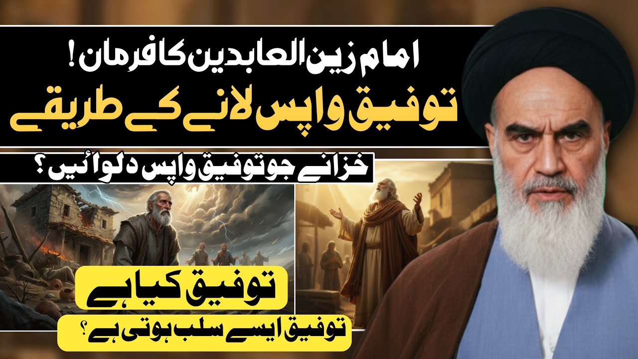 Gunahon Ne Taufiq Cheen Li? | Taufiq ‏ Barhane kay Powerful Tarike | Agha Abid Hussain Zaidi