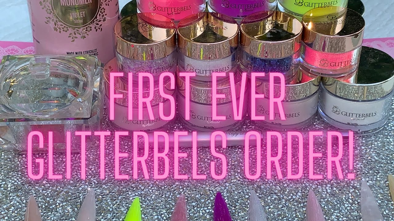 💕 My First Ever Glitterbels Order! 😍| Swatches! | Birthday Nail Design Contest!| Giveaway win! 💕