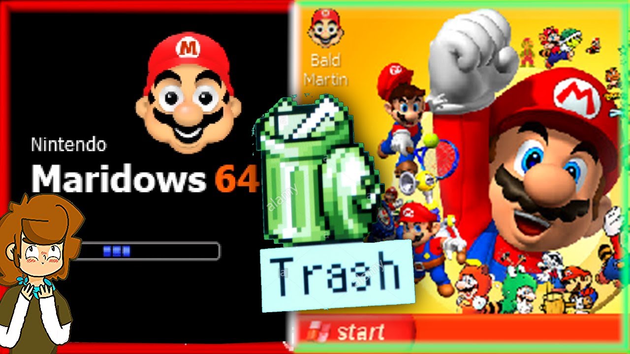 SUPER MARIO WINDOWS XP