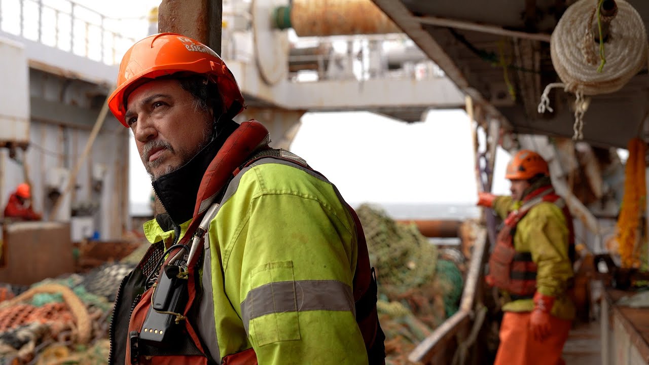 Life aboard a factory trawler fishing for pollock in the Bering Sea