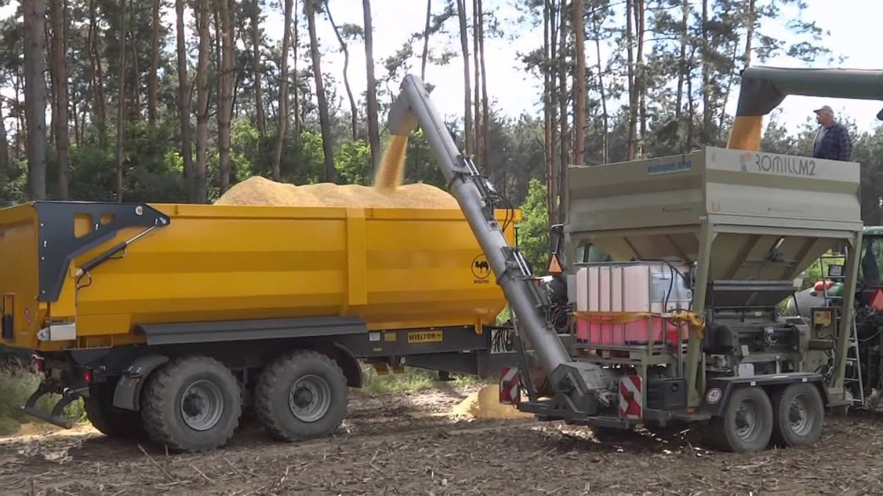 Gniotownik ROmiLL M2 - Gniecenie ziarna kukurydzy