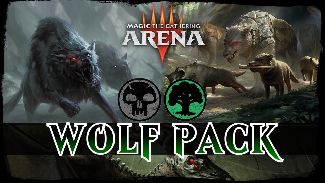 Свирепый волк | MTG Arena Golgari Волки Агрессивная колода Хоббит Стандартный набор