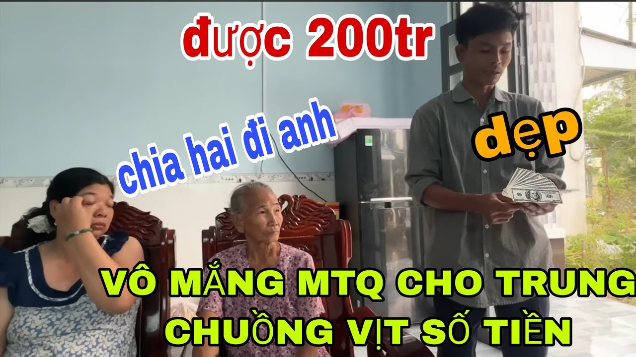 Trung chuồng vịt được mtq cho số tiền lớn quý quậy phải chia đôi không thôi 