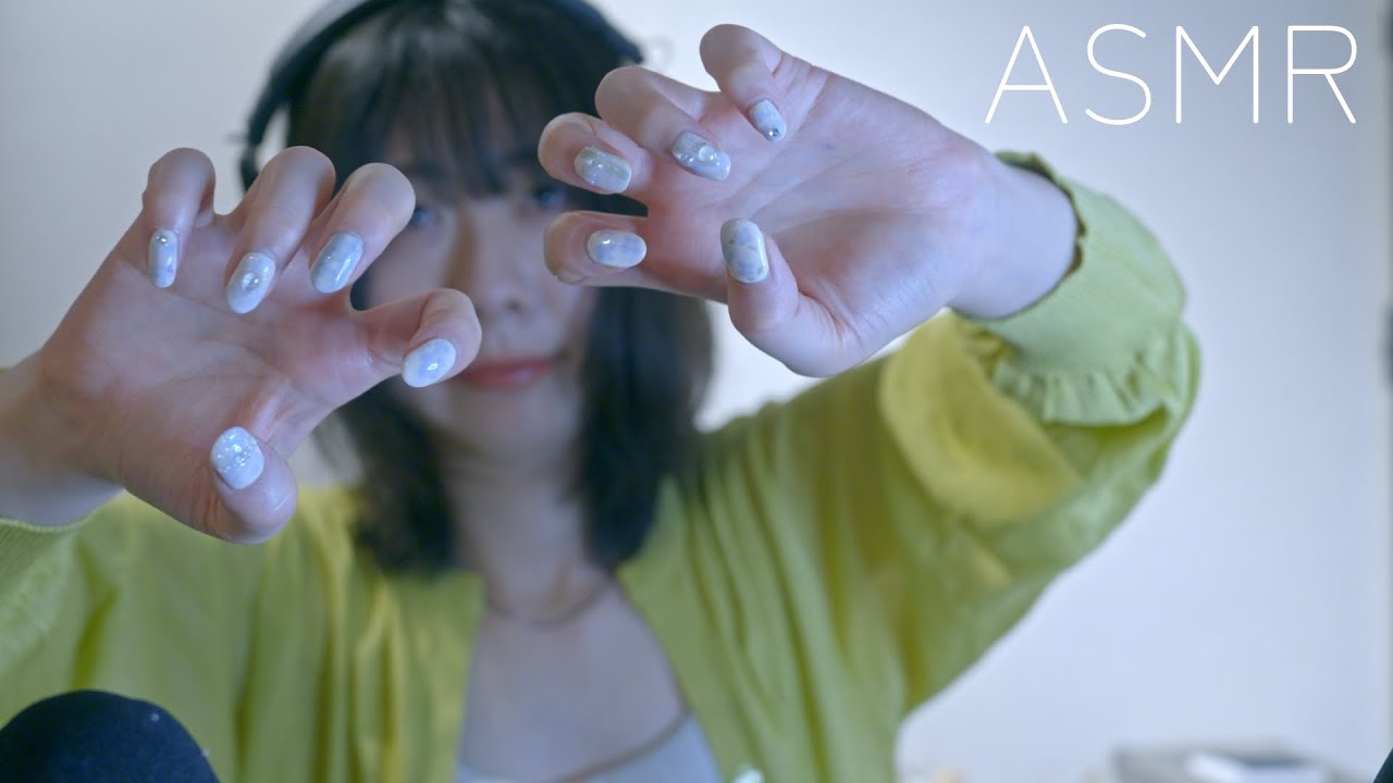 ASMR  ゆるくて眠くなるハンドムーブメント👋マウスサウンド👄など…🩵 / Hand movements, mouth sounds etc... New AI/F SSL2mk2