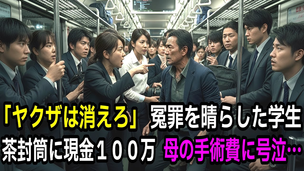「元ヤクザは消えろ」と罵倒される男を救った貧乏学生⇒翌日、届いた茶封筒の『中身』と「全額返済」の文字に涙가 止まらない…【感動する話】